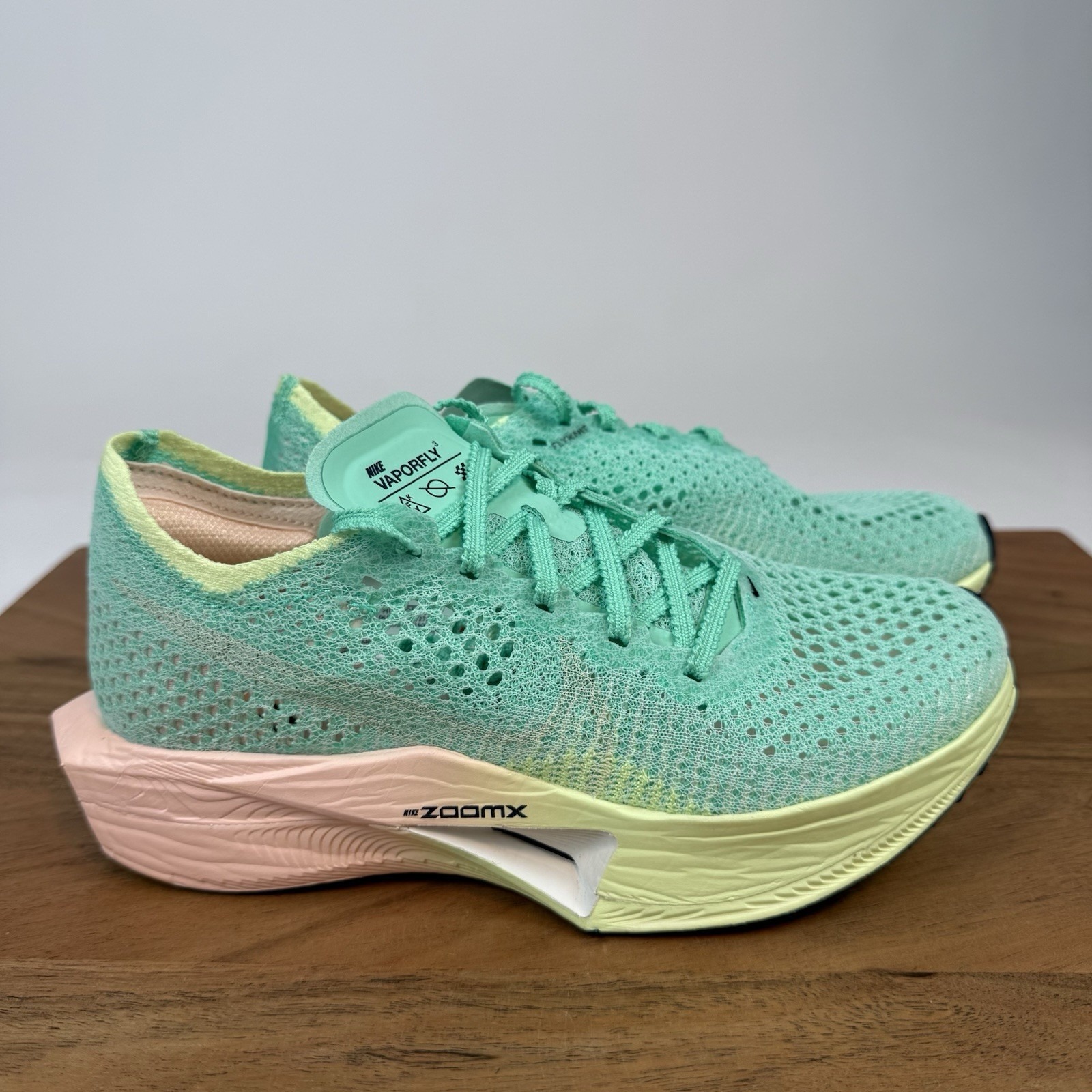 New Womens Nike Zoomx Vaporfly Next% 3 Mint Foam Sunset Shoes Sneakers 5 M